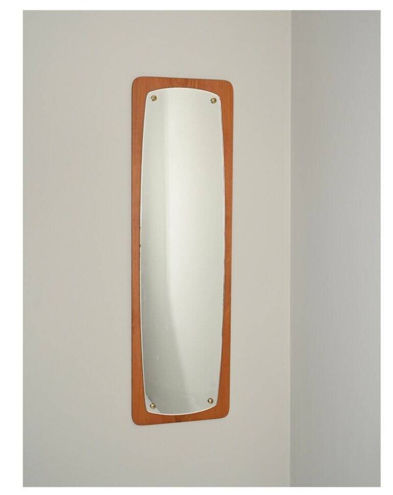 Scandinavian vintage mirror signed Fröseker