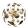 Brass chandelier