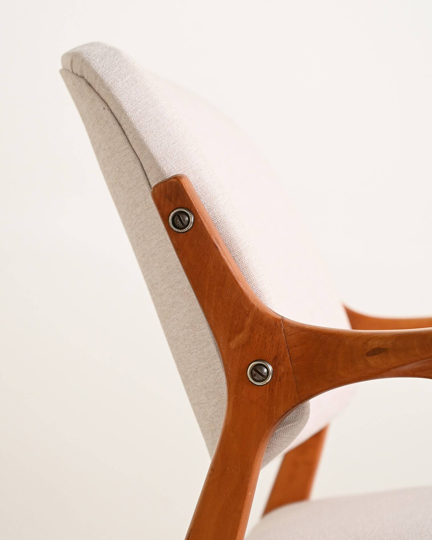 Scandinavian oak armchair, 1960s