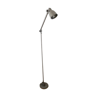 Grand lampadaire articulé en laiton par « Sanfil Paris » circa 1950