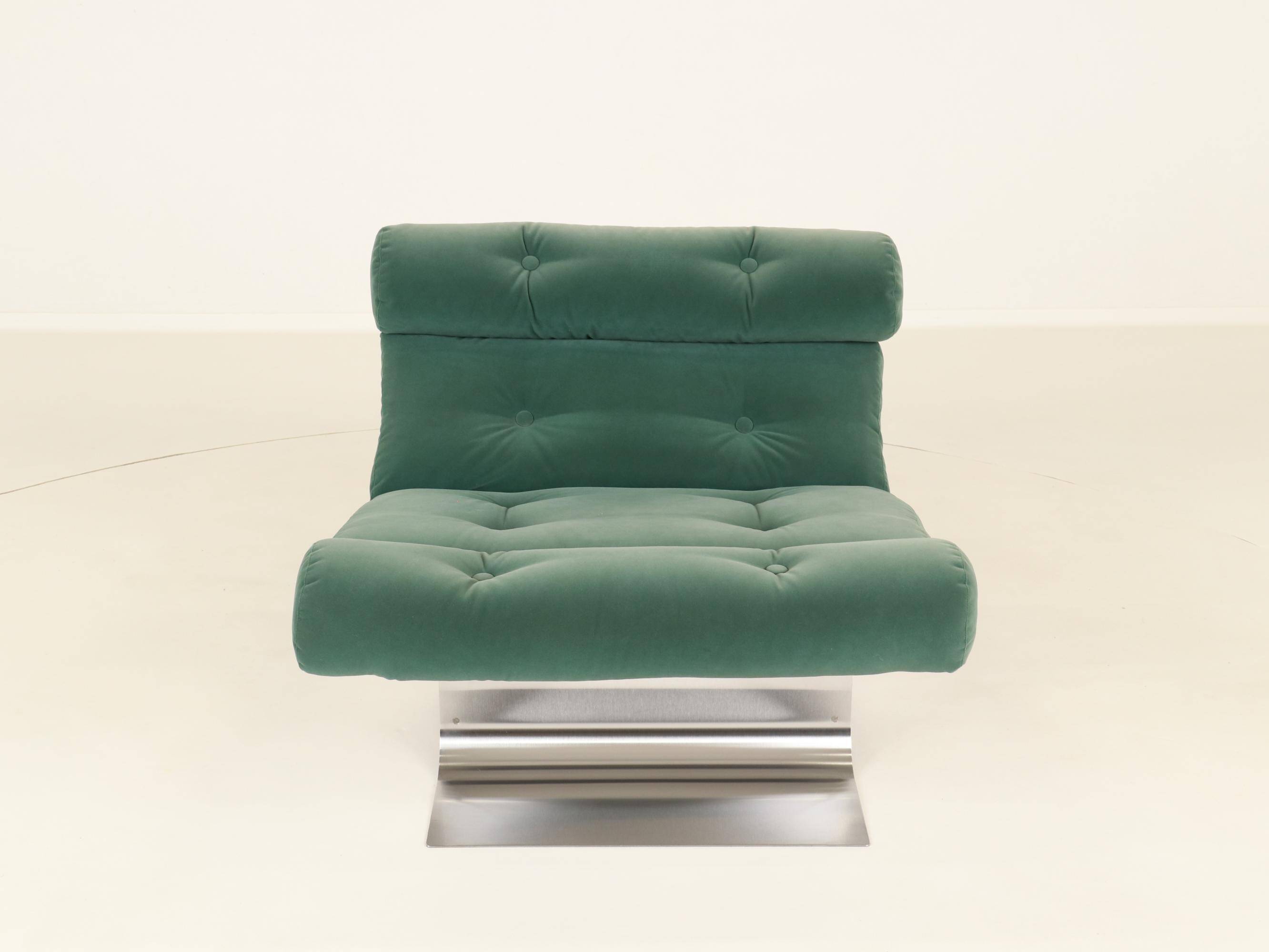 Rare Lounge Chair by François Monnet for Kappa, France, 1970s