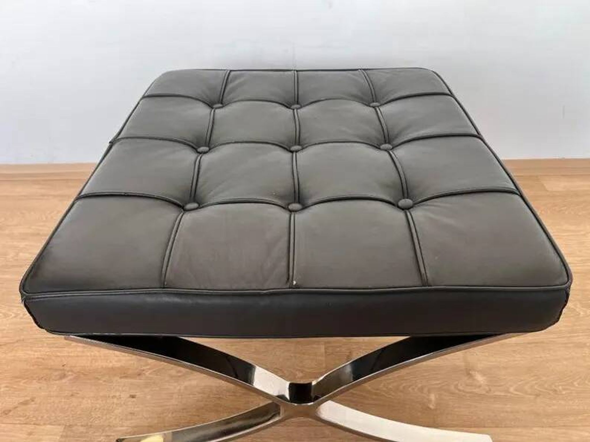 Barcelona Footstool / Stool by Ludwig Mies van der Rohe, 2000s
