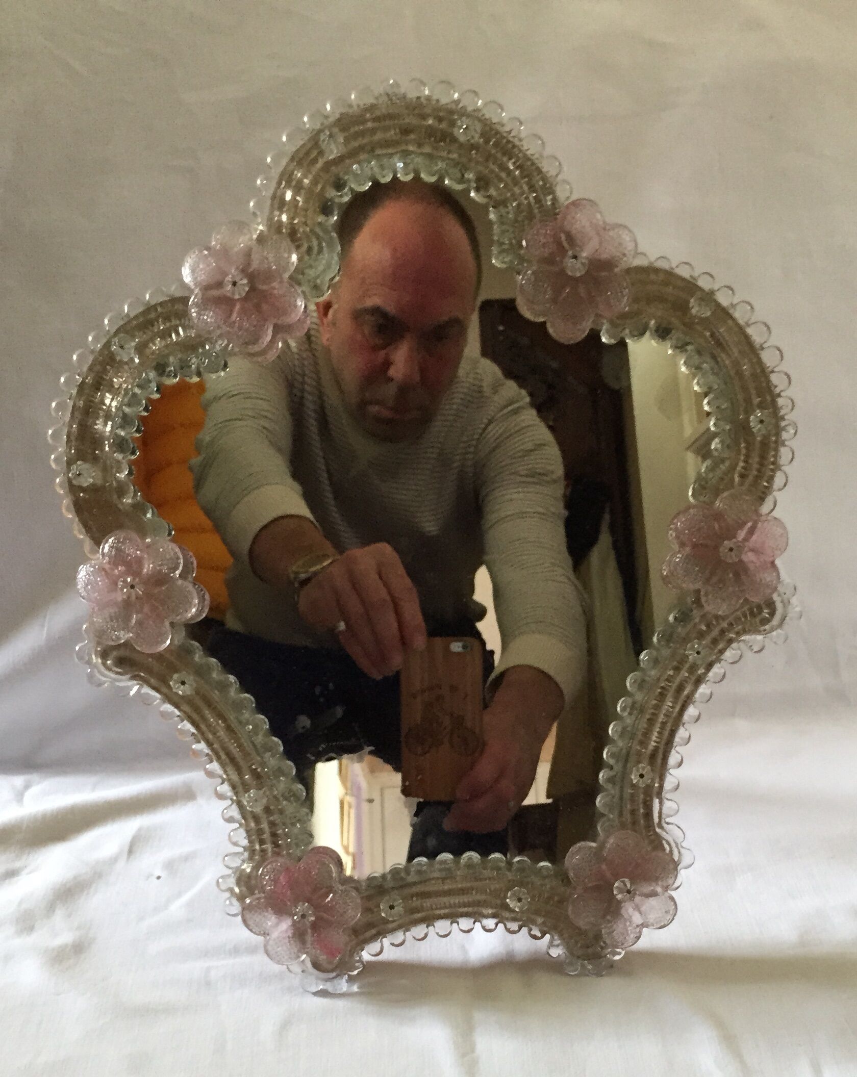 Table mirror Murano 36x30cm