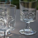 6 original wine glasses