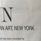 Original and official poster Moma New York, Irving Penn 1984