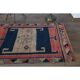 1970s Turkish Oushak Handmade Wool Cotton Pink Runner Rug 90x333