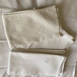 Set of MR monogrammed towels