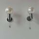 Pair of vintage wall lights, chrome and glass, Germany 1970
