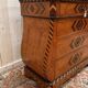 Swiss style marquetry commode – Carrara marble top
