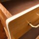 Vintage blond wood chest of drawers, circa 60s