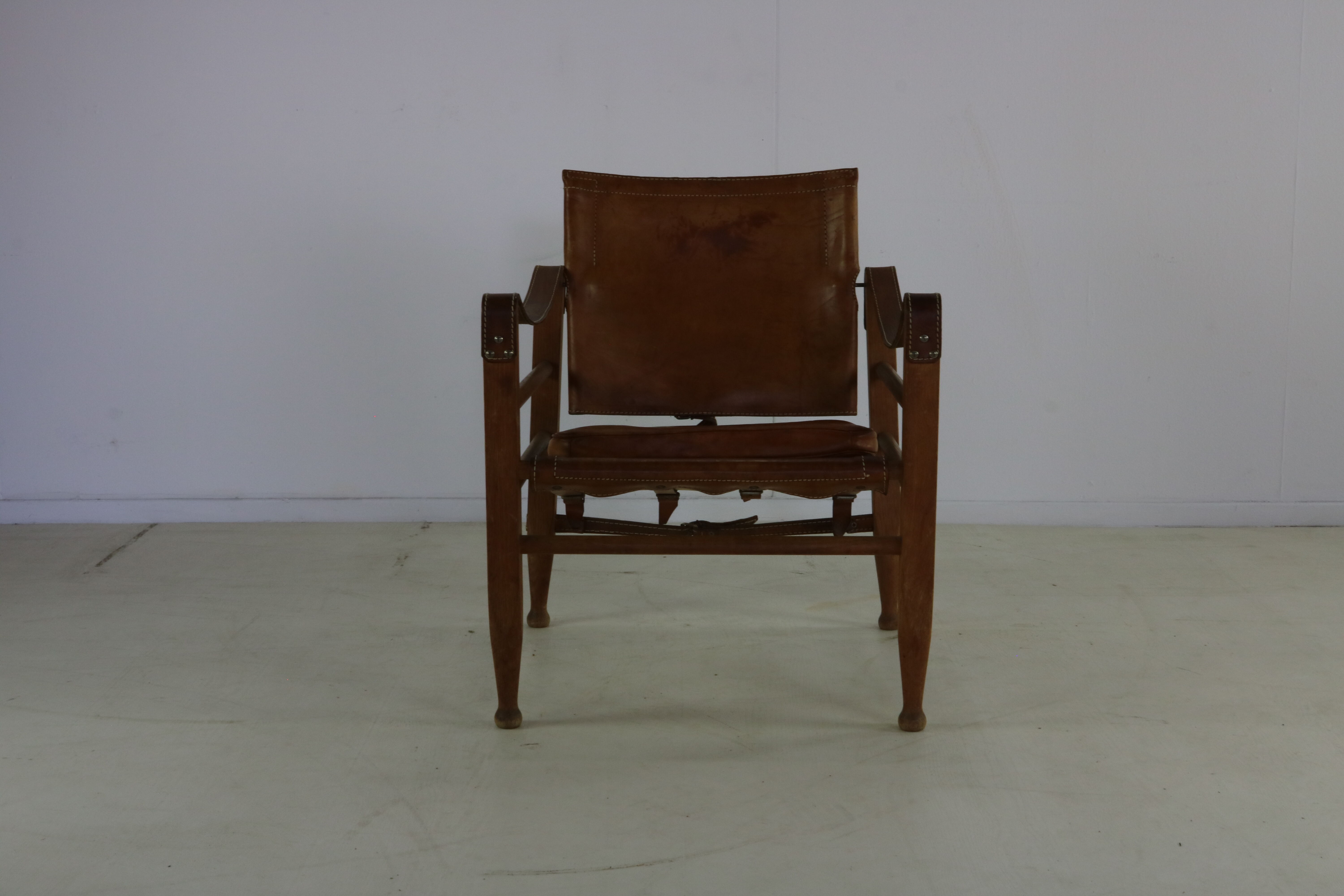 Sixties safari chair by Aage Bruun & son Denmark