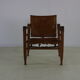 Sixties safari chair by Aage Bruun & son Denmark