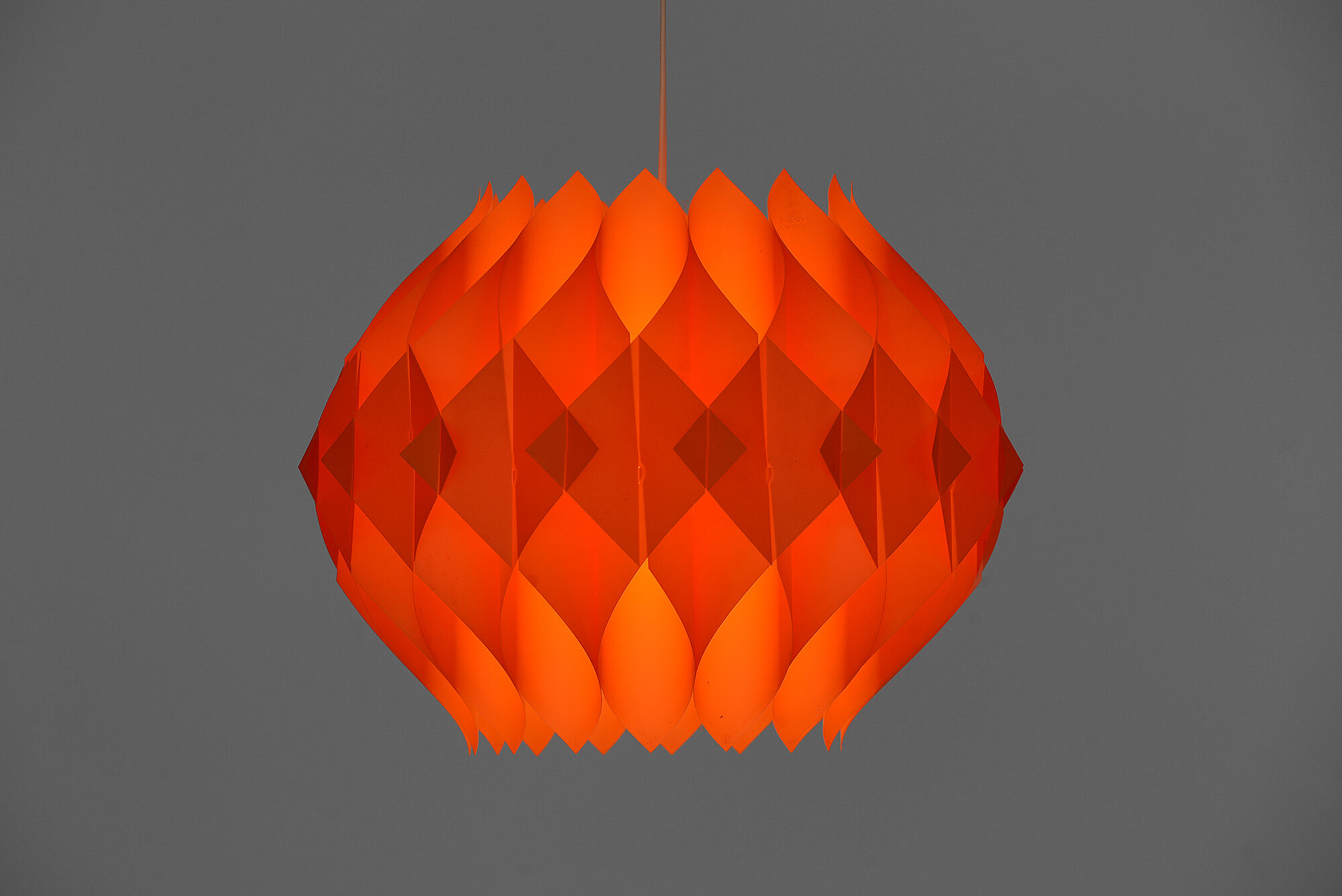 Acrylic pendant light "Butterfly" by Lars Shiøler for Hoyrup lighting. Denmark 1960s