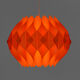 Acrylic pendant light "Butterfly" by Lars Shiøler for Hoyrup lighting. Denmark 1960s