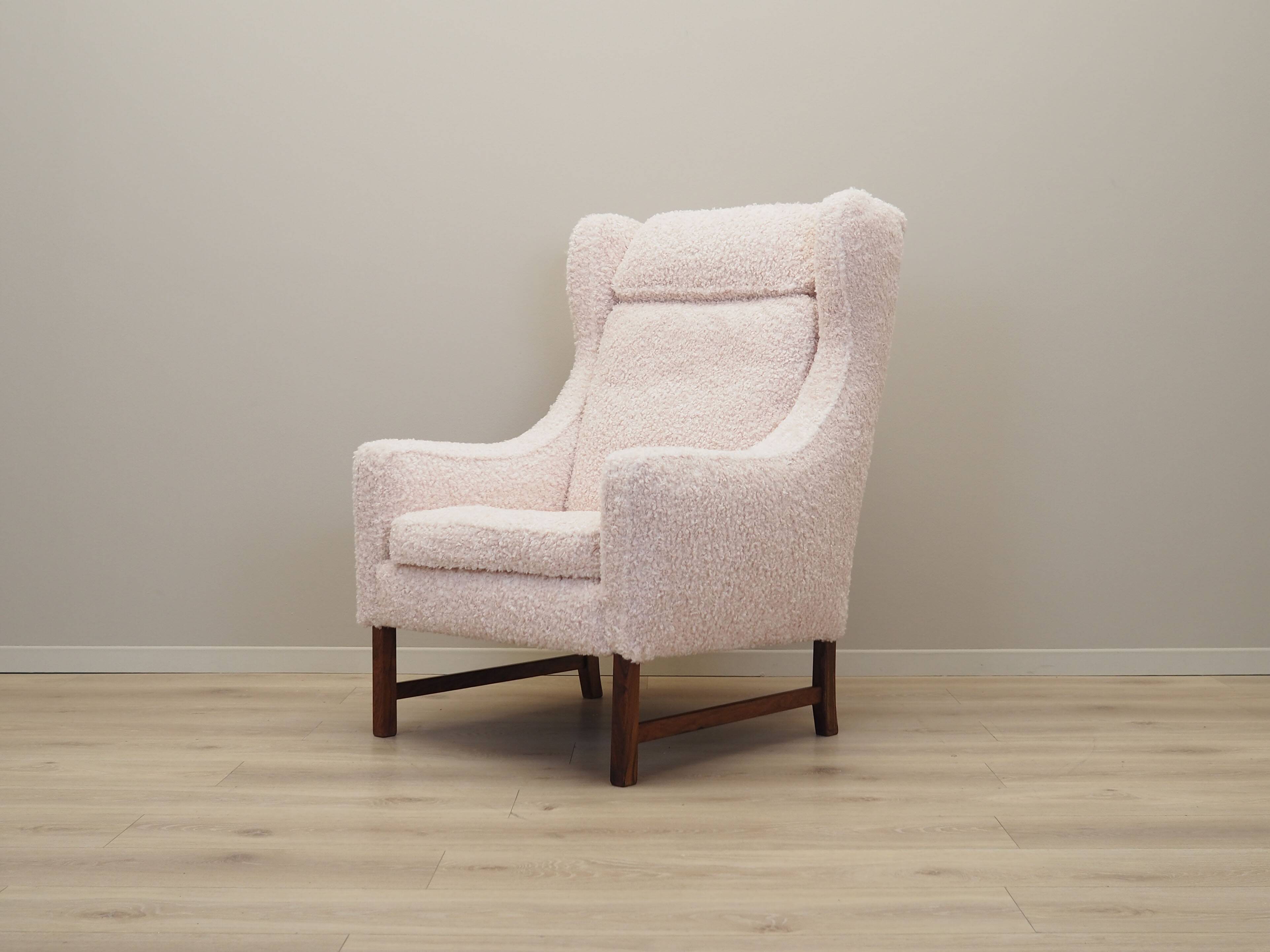 Rosewood armchair, Danish design, 1970s, manufacture: Skippers