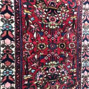 Vintage handmade persian hamadan rug