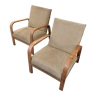 Pair danish design armchairs