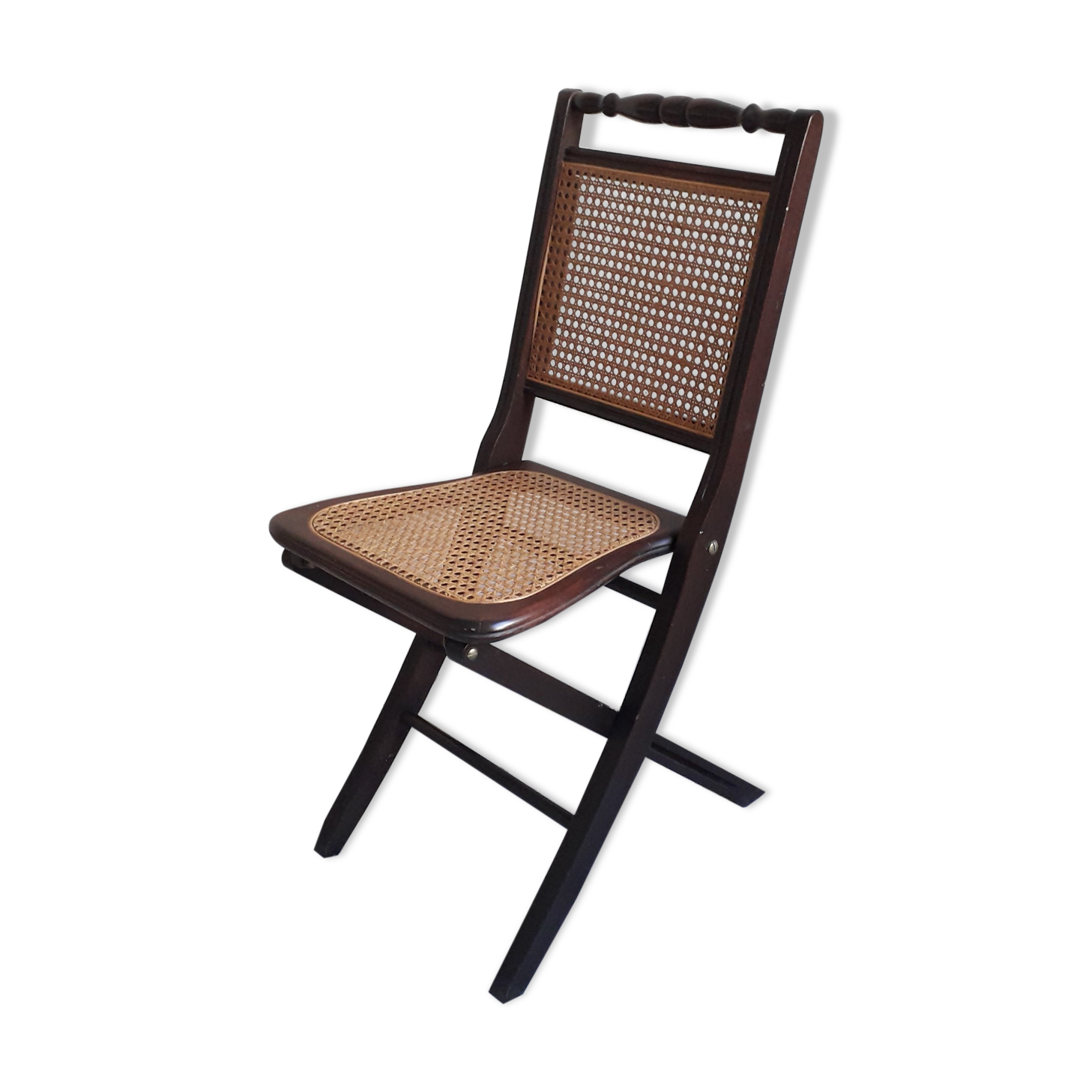 Wooden folding chair