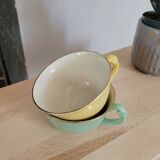 Set of 2 Faïences d'Orchies coffee cups