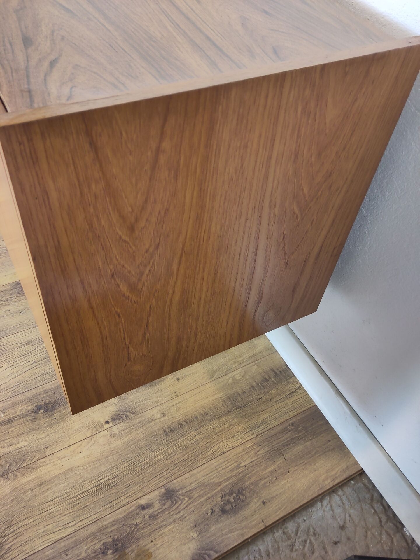 Scandinavian teak and metal sideboard