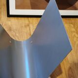 Postmodern wood and metal magazine rack by Habitat, 1990