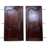 Pair of antique solid wood doors – Louis XV / Regency period