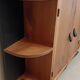 Small buffet or console in natural and black wood