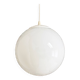Vintage milk glass globe hanging lamp