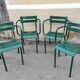 Series of 4 garden chairs