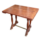 Table bistrot à abattants en bois foncé