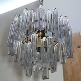 Murano glass chandelier by Venini 1960s