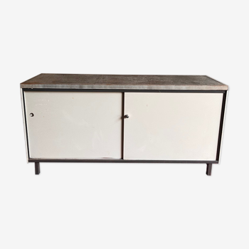 Vintage enfilade / Metal sideboard administration AR Cordemeyer for Gispen - 1960