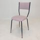 Set of 4 Italian Metal Dining Chairs, 1960's