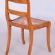 Biedermeier Chair in Cherry Tree & Rattan, Austria, 1830s