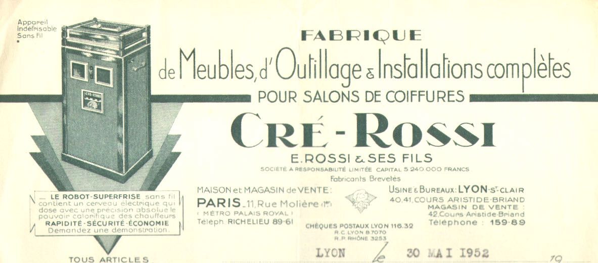 Office chair Cré-Rossi 1950
