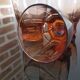 Série de 4 verres à eau des années 30 rose fumé