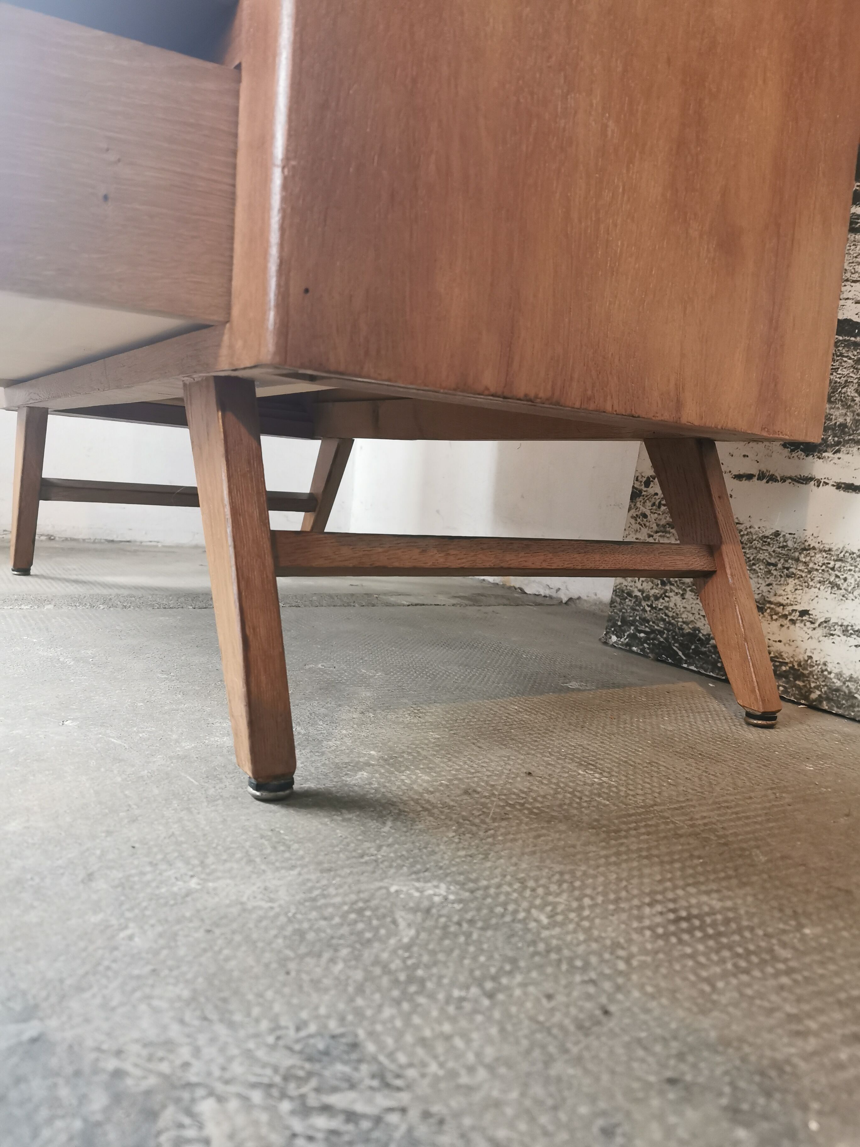 50's chest of drawers, compass feet