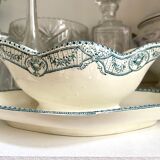 Saucière Salins en terre de fer, service "Directoire"