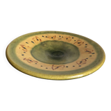 Glazed terracotta dish