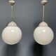 Ensemble de deux suspensions opalines Philips Phililight