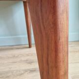 Table basse style scandinave années 50 palissandre