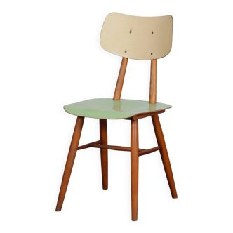 Chaise vintage en bois produite par Ton, 1960