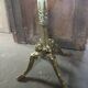 Coat holder on onyx and gold metal foot