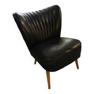 vintage Sky black cocktail chair 1950