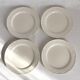 Lot de 4 assiettes plates Villeroy & Boch Foglia Vitro porcelaine