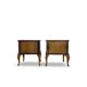 Tables de chevet/commodes Chippendale italiennes, années 1940/1950.