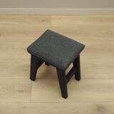 Tabouret gris, design danois, années 1980, production : Danemark