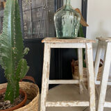 Old wooden painter's stools
