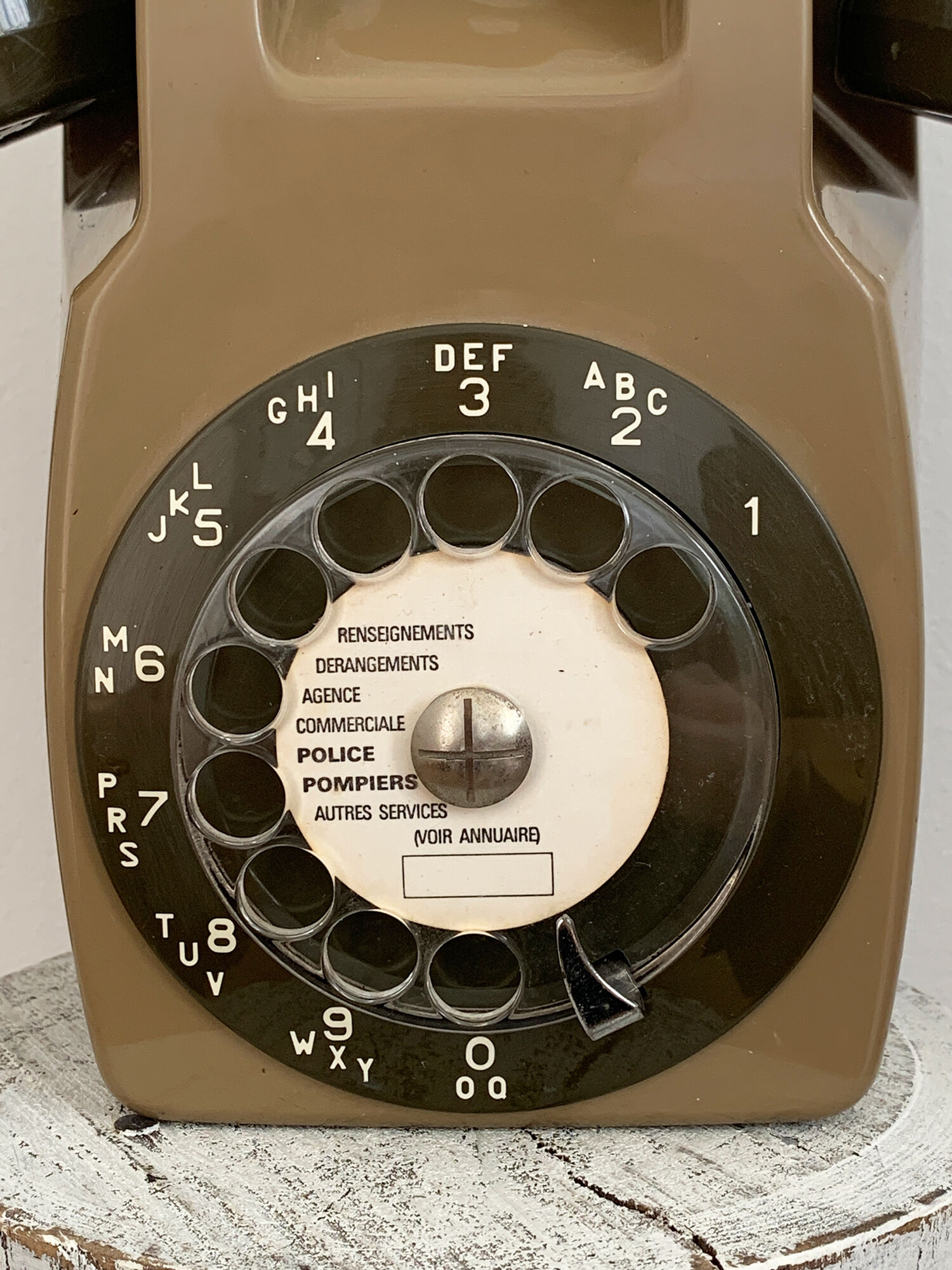 Old dial phone