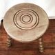 Turned wooden milking stool